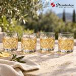 Pasabahce Timeless Whisky Tumbler Glass Set of 4 -  205 ml, Transparent
