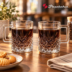 Pasabahce Timeless 250 ml Mug Set of 2- Transparent