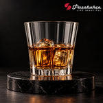 Pasabahce Crystal Sword Whisky Tumbler Glass Set of 4 -  200 ml, Transparent