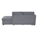 Flip 2 Seater Sofa Cum Bed- Grey