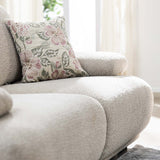 Fritzi 2 Seater Fabric Sofa (Beige)