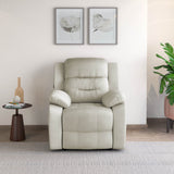 Rosia 1 Seater Manual Recliner Sofa (Light Brown)