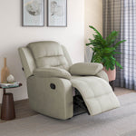 Rosia 1 Seater Manual Recliner Sofa (Light Brown)