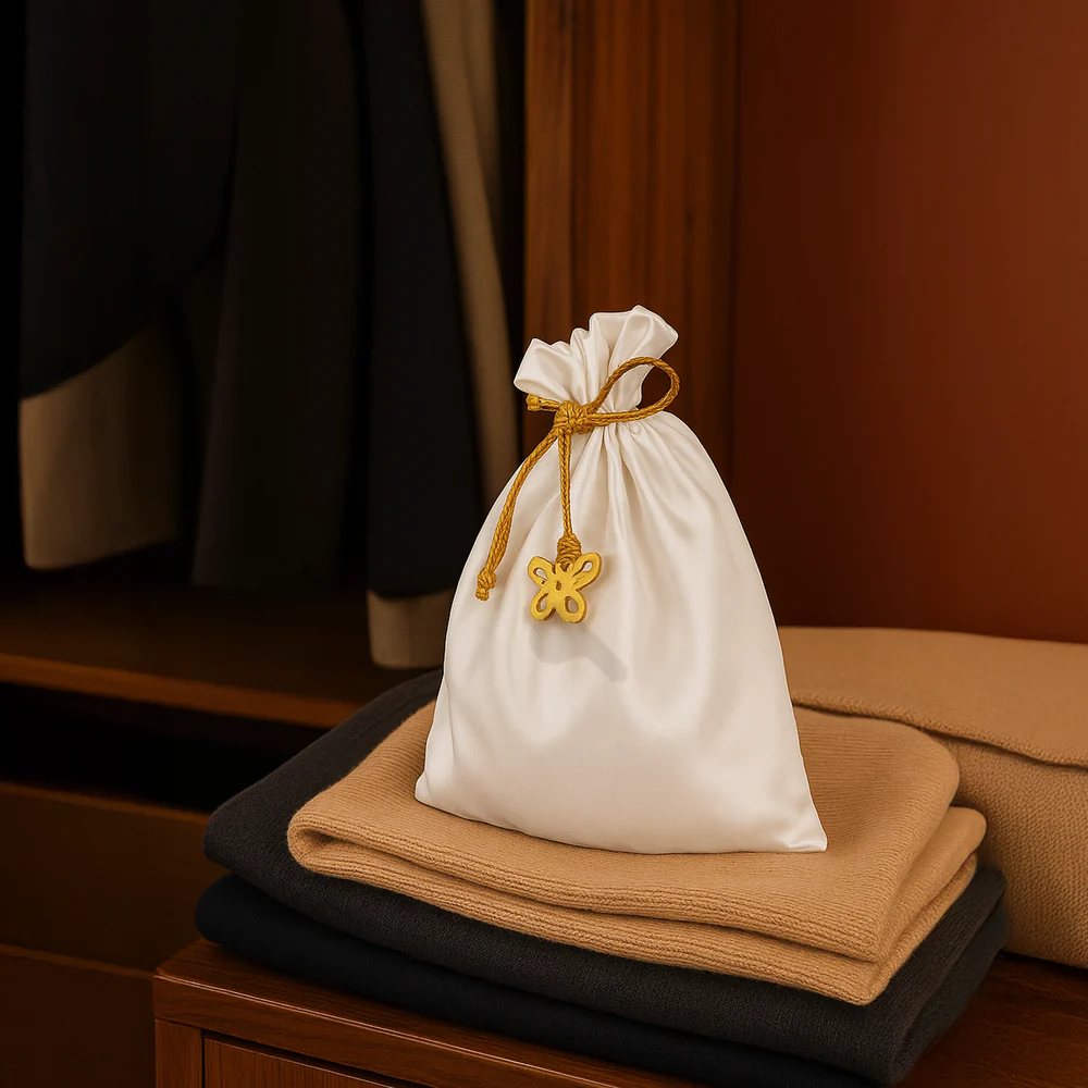 Iris Celeste White Musk Fragrance Pouch