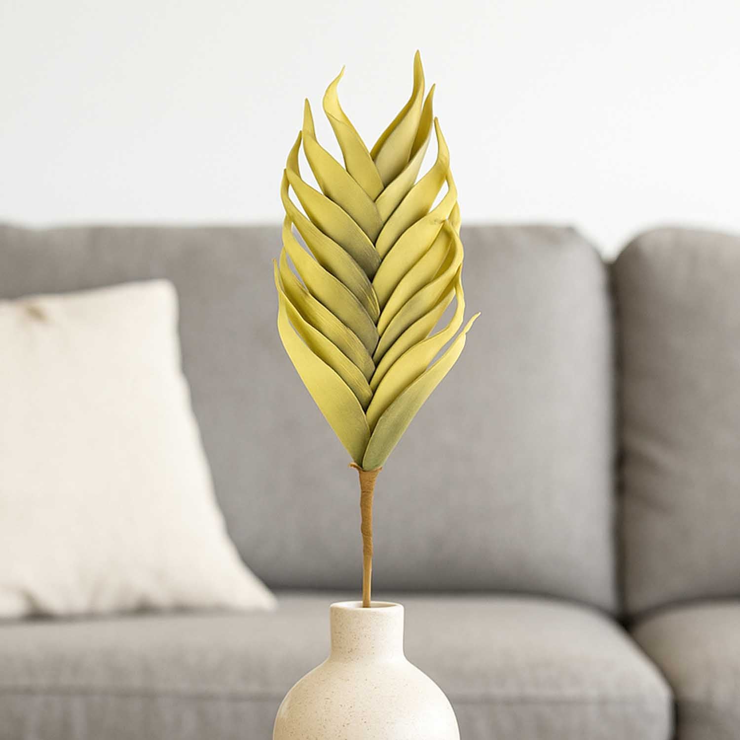 Artificial Heliconia Filler Stick- Green