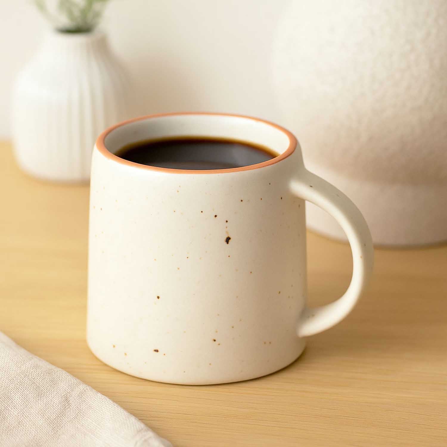 Stoneware 310 ml Coffee Mug- Cream