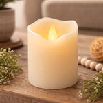 Dazzle Non Moving LED Candle- White