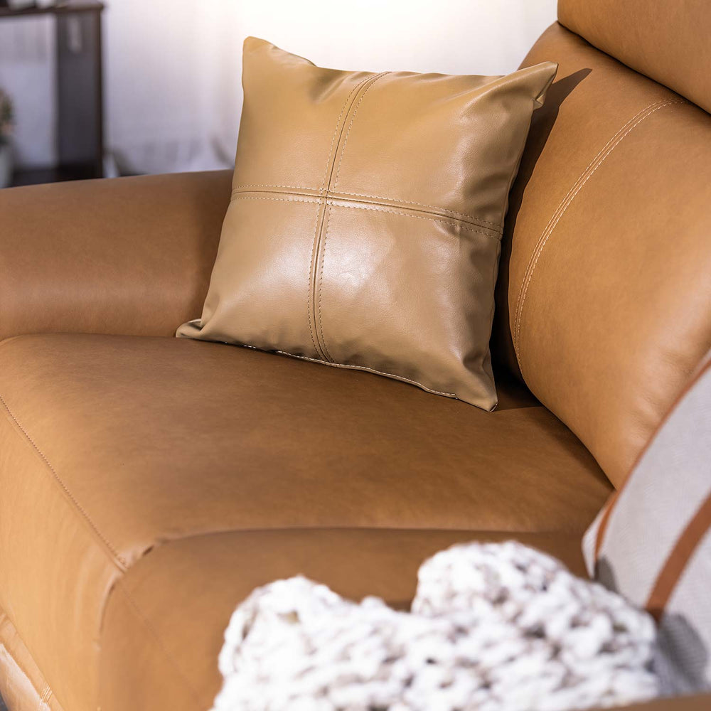 Venosa 2 Seater Electric Recliner Sofa (Tan)