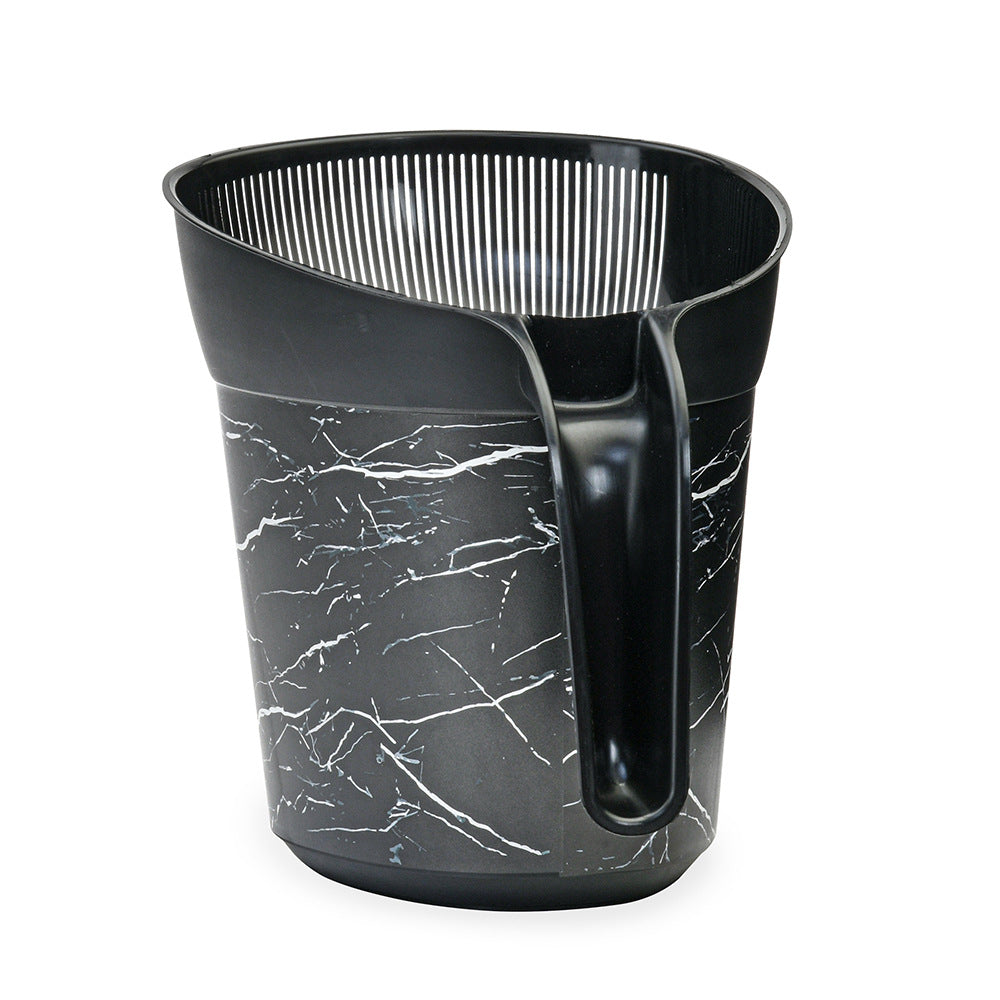 Multipurpose Plastic Rice Strainer- Black