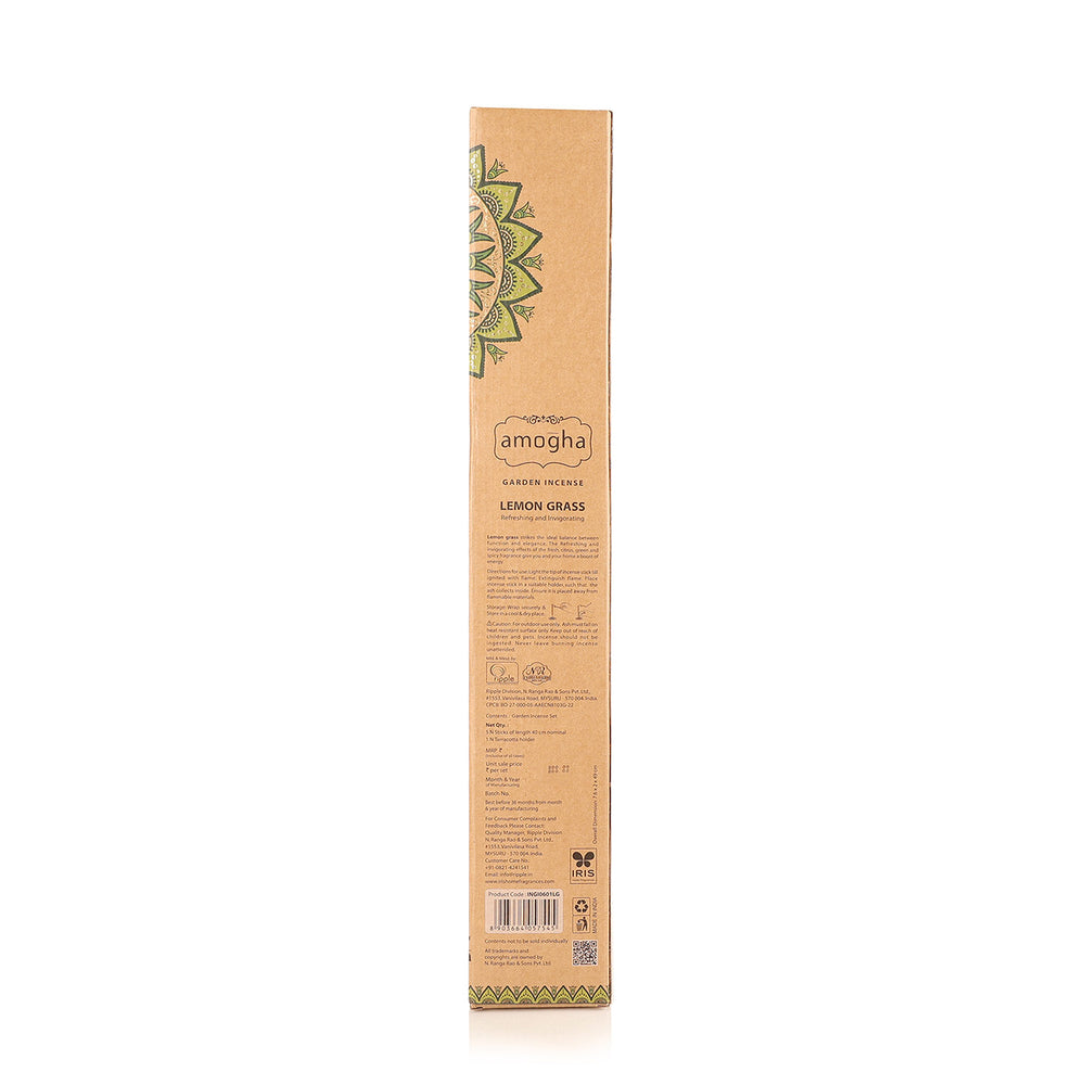 IRIS Amogha Lemon Grass Incense Sticks Pack of 5