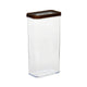 Multipurpose Rectangular 3000 ml Cannister Storage Container (Brown)