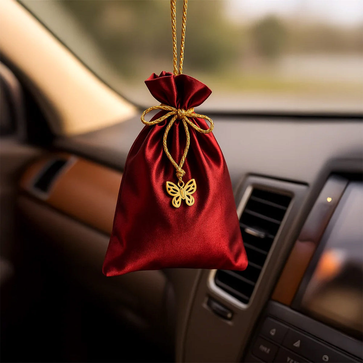 Iris Celeste Rose Gold Fragrance Pouch