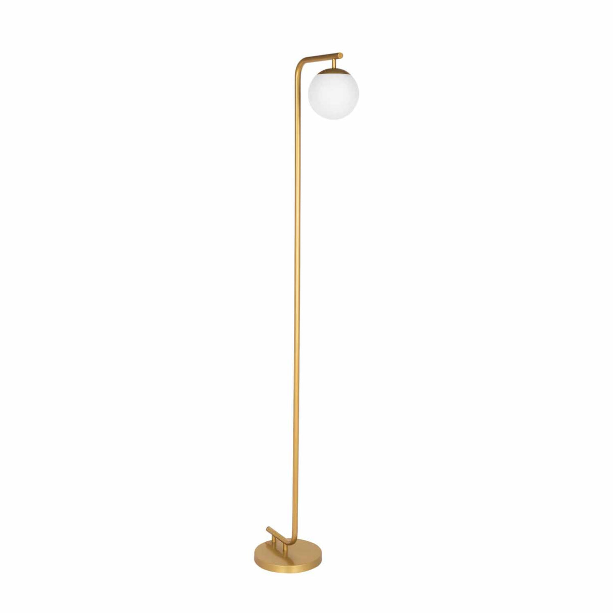 One Bulb Modern Floor Lamp (Gold)