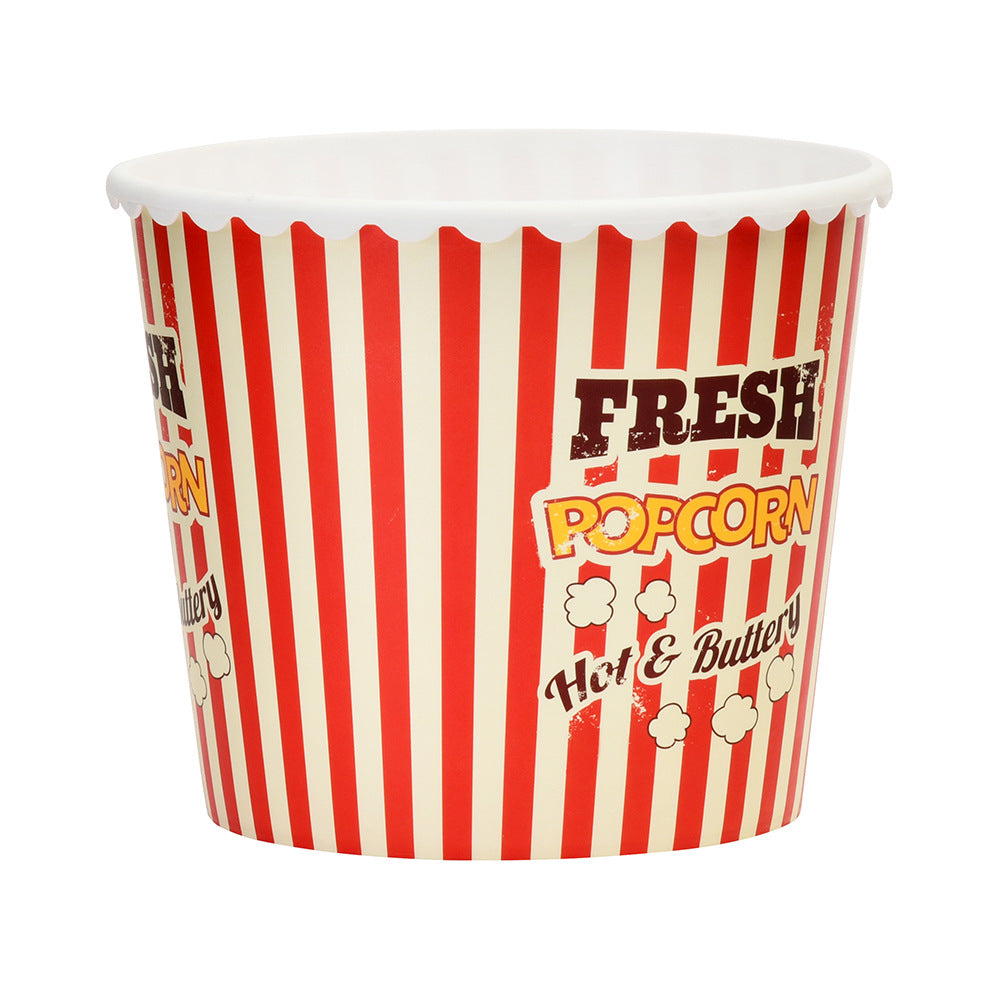 Plastic 2000 ml Pop Corn Snack Tub- Red