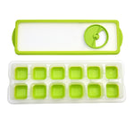 Ice Cube Tray with Lid- Green