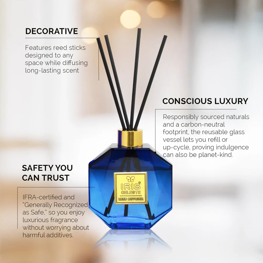 IRIS Celeste ICRD0012LF Reed Diffuser- 150 ml