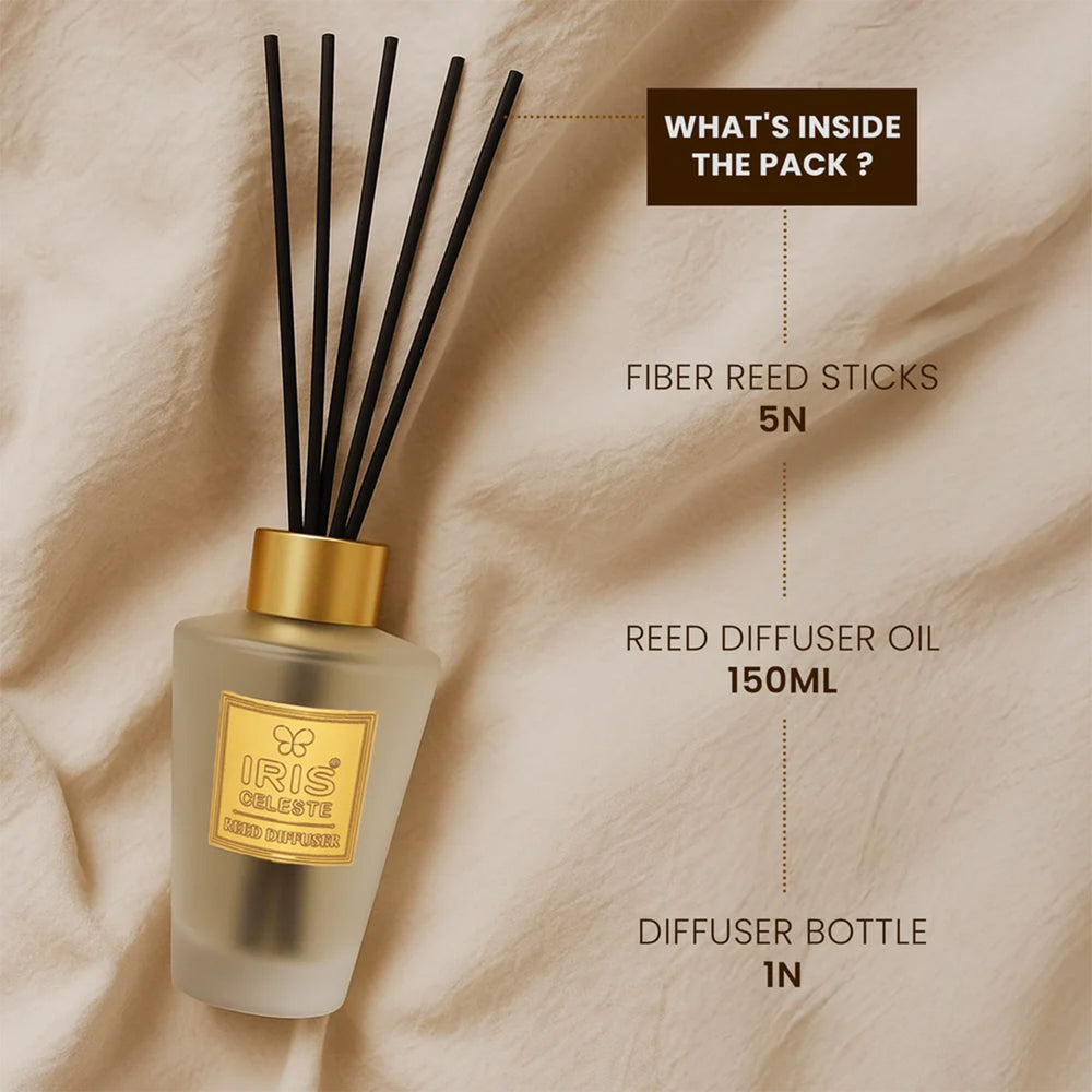 IRIS Celeste ICRD0014WM Reed Diffuser- 150 ml