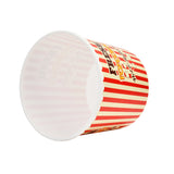 Plastic 2000 ml Pop Corn Snack Tub- Red