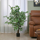 Nilkamal Tropicana Artificial Banyan Tree Green