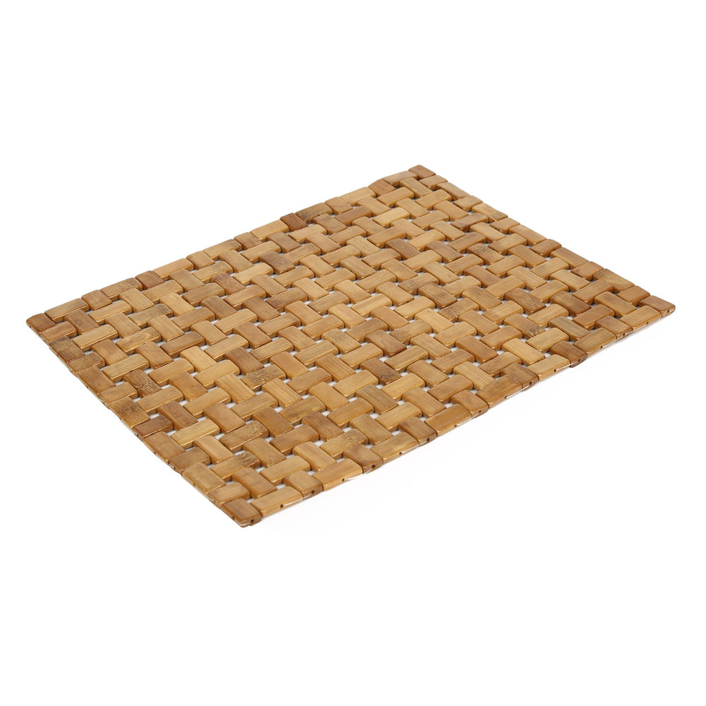 Criss Cross Bamboo Placemat (Brown)