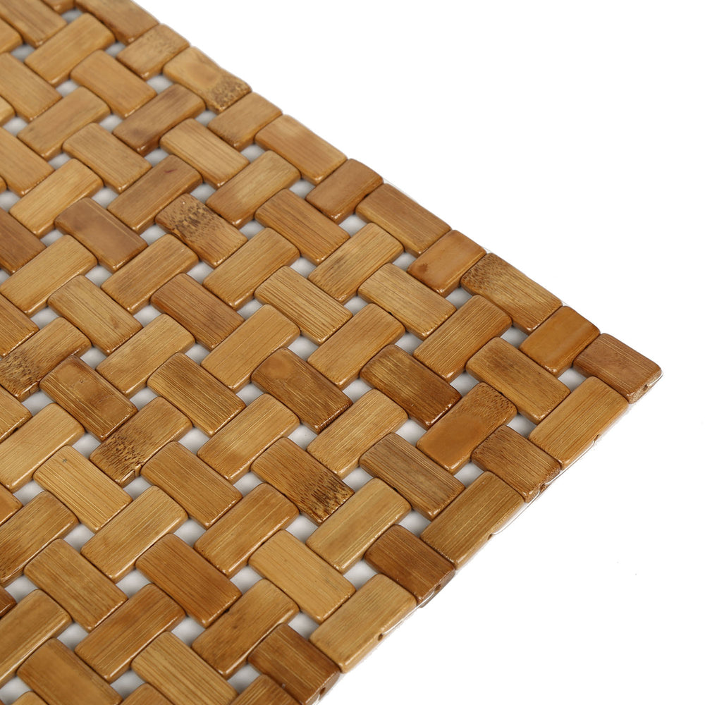 Criss Cross Bamboo Placemat (Brown)