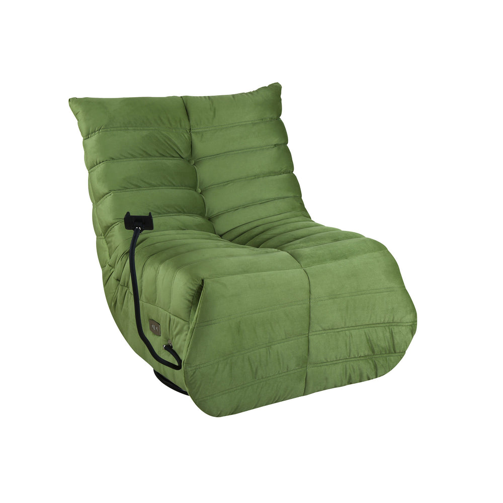 Adore 1 Seater Rocker & Swivel Electric Recliner- Olive