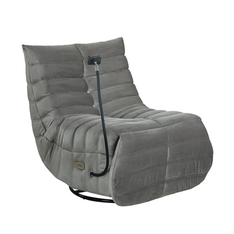 Adore 1 Seater Rocker & Swivel Electric Recliner (Grey)