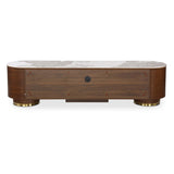 Empera Sintered Top TV Unit (Walnut & Beige)