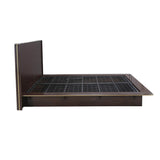 Triton Queen Bed with Hydraulic Storage (Cocoa Brown)