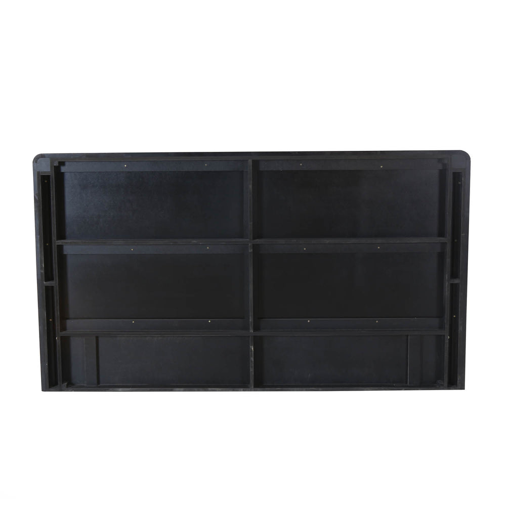 Triton King Bed with Hydraulic Storage (Cocoa Brown)