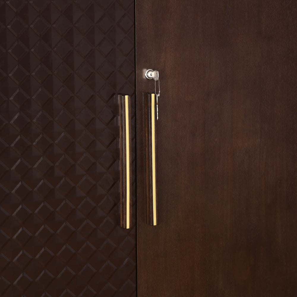 Triton 4 Door Wardrobe (Cocoa Brown)