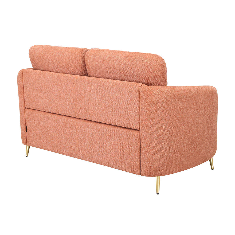 Arch 2 Seater Fabric Sofa- Rust