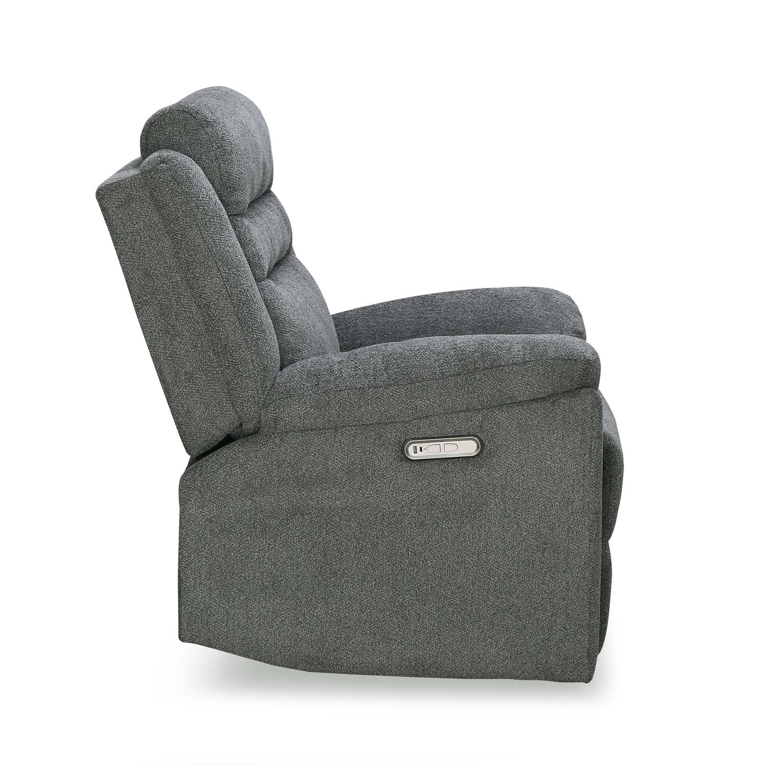 Divo 1 Seater Electric Recliner (Slate Grey)
