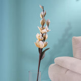 Nilkamal Artificial Magnolia Flower Stick (White)