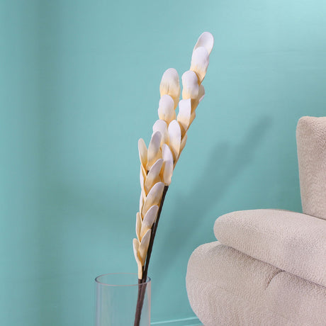 Nilkamal Decorative Artificial Leaves Stick (Beige)