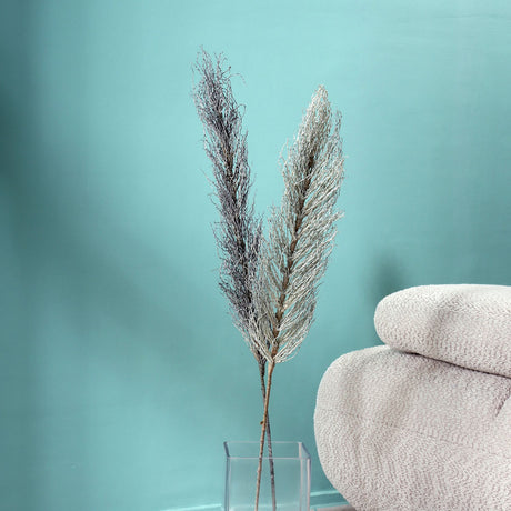 Nilkamal Decorative Khajur Dry Leaf Stick (Grey)
