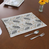 Nilkamal Decorative Leaf Design Cotton Trivet (Multicolor) - 02