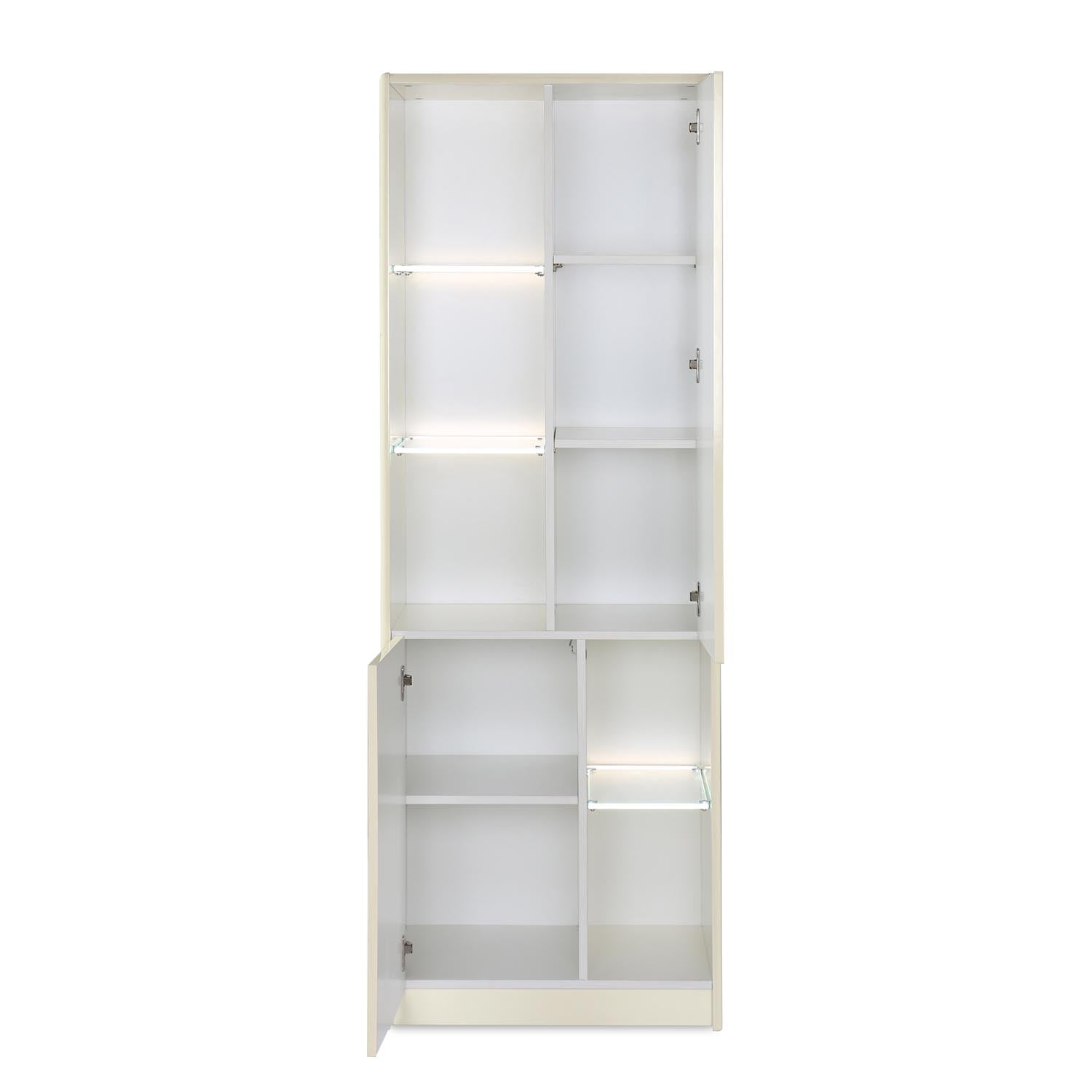 Nix Multipurpose Big Storage Cabinet (Ivory White)