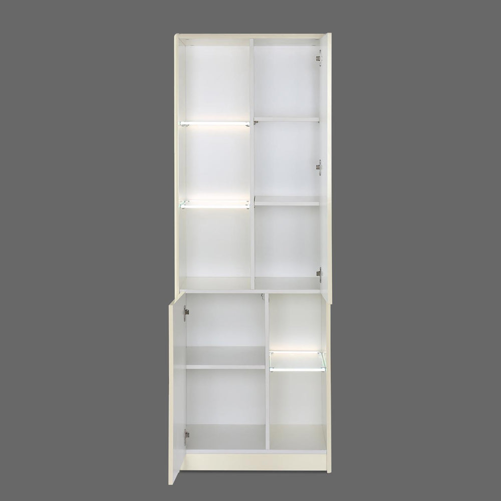 Nix Multipurpose Big Storage Cabinet (Ivory White)