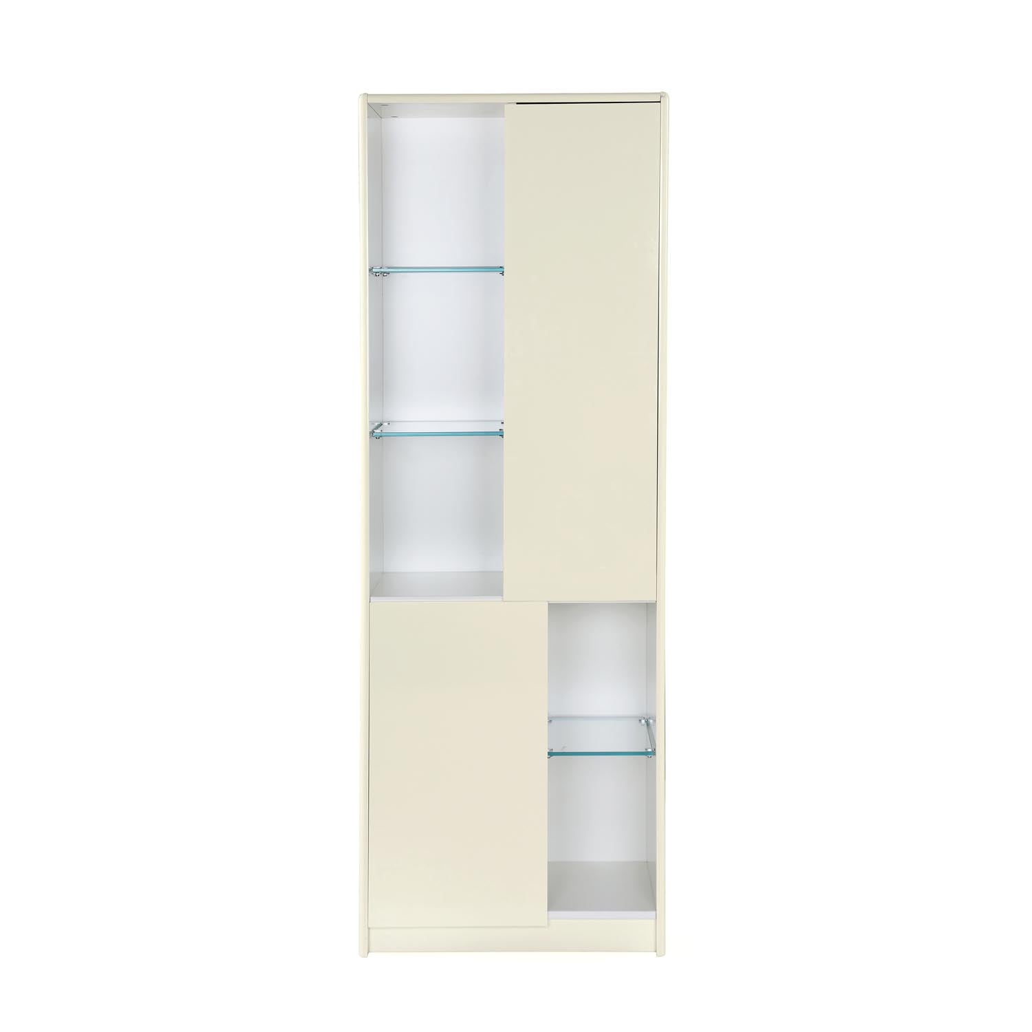 Nix Multipurpose Big Storage Cabinet (Ivory White)