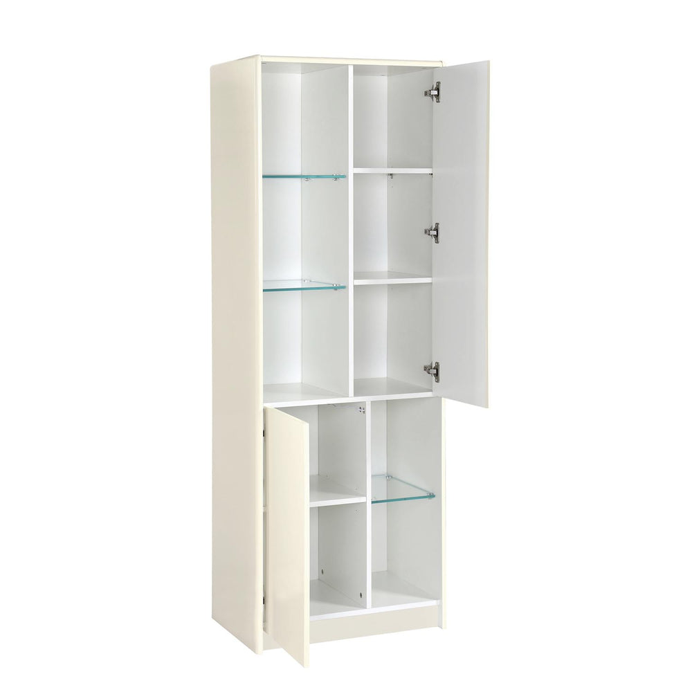Nix Multipurpose Big Storage Cabinet (Ivory White)