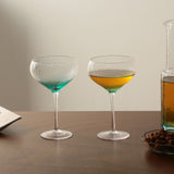 Nilkamal Lapiz 390 Ml Cocktail Glasses Set Of 2 Transparent