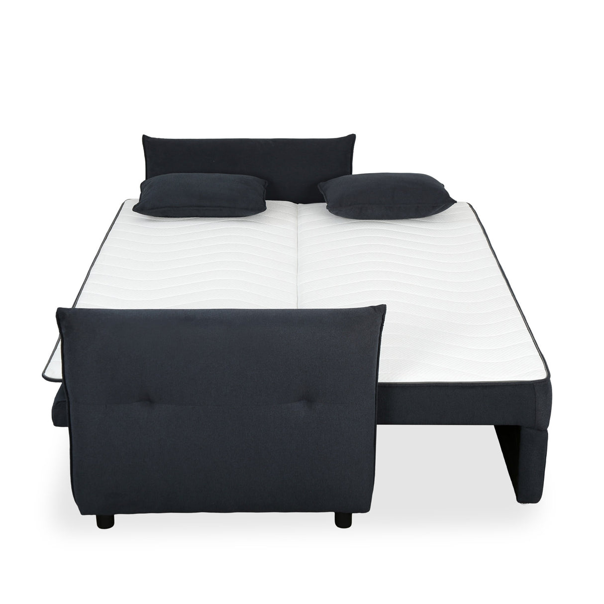 Aveo 3 Seater Sofa Cum Bed (Blue)