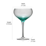 Lapiz 390 ml Cocktail Glasses Set of 2 (Transparent)