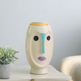 Nilkamal Decorative Girl Face Ceramic Candle Holder (Multicolor)
