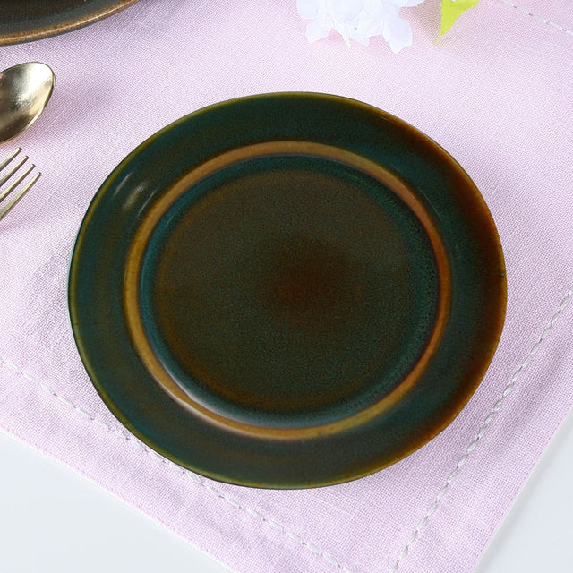 Nilkamal Glaze Quarter Plate (Moss Green)