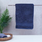 Nilkamal Solid 480 Gsm Cotton Bath Towel 75 X 150 Cm Dark Grey
