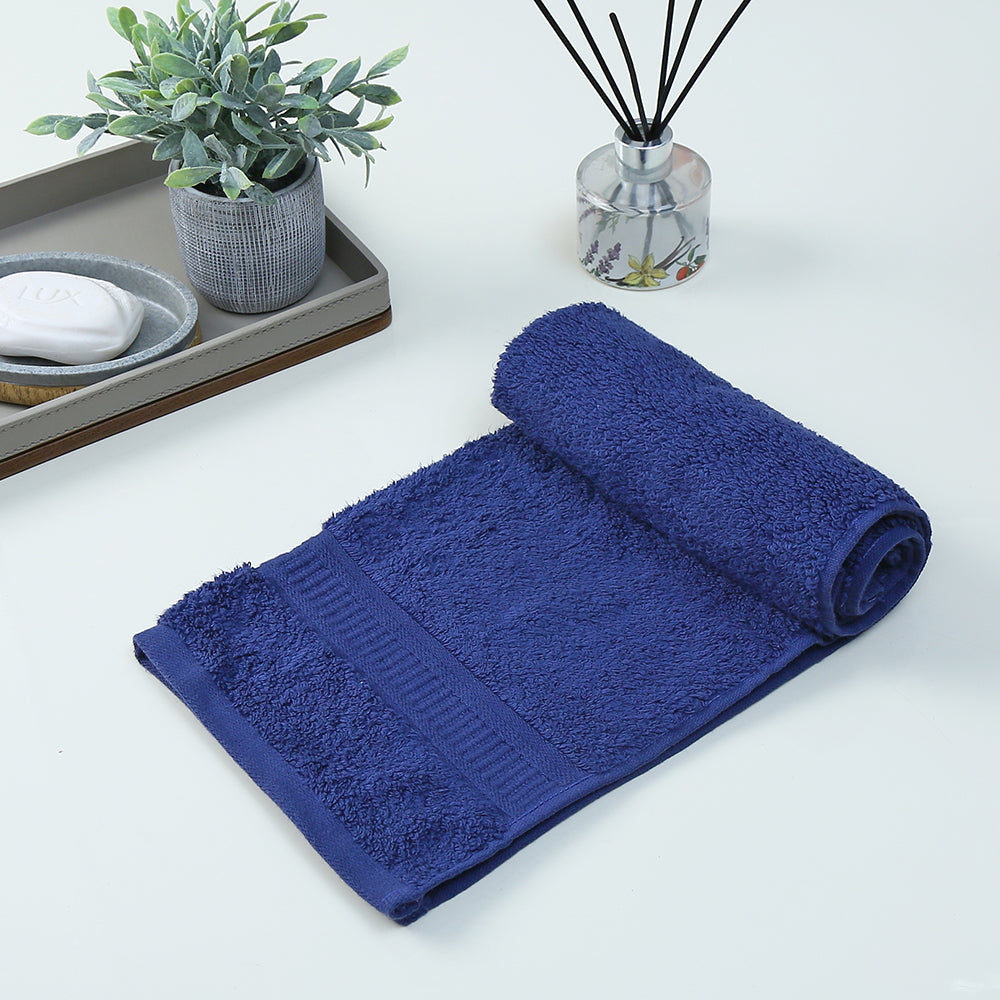 Cotton Hand Towel- Blue
