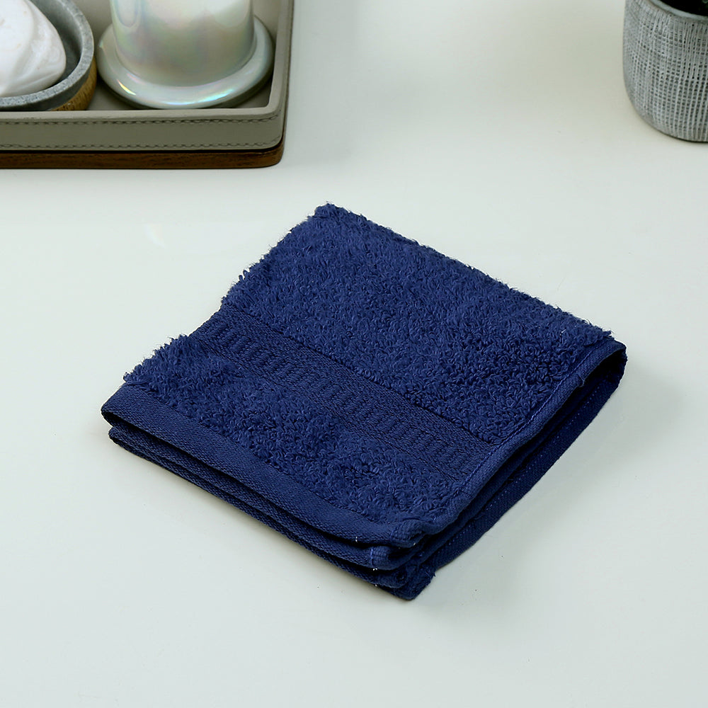 Cotton Face Towel- Blue