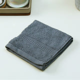 Cotton Face Towel- Dark Grey
